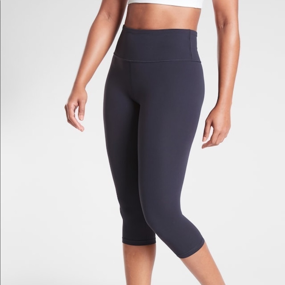 Athleta Blue Crop Leggings Small